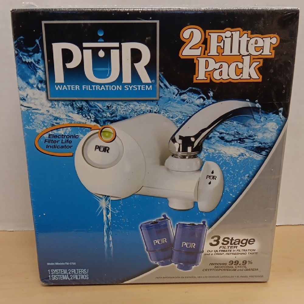 Pur Water Filtration System Stage 3 with White and Blue Design